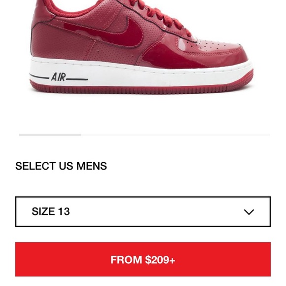 **RARE** NIKE AIR FORCE 1 07' TEAM RED MENS SIZE 12 NEW IN BOX!!! - Picture 8 of 16